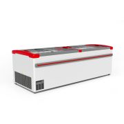 ЛАРЬ-БОНЕТА «FROSTOR UF 2500 B» КРАСНЫЙ (-22/+6 С) габариты: 2505х900х850 мм
